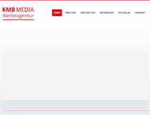 Tablet Screenshot of kmbmedia.de